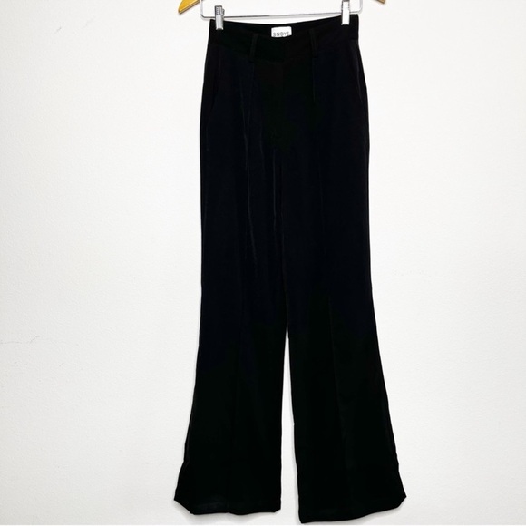 NWT SNDYS Sunday the Label Women's Burland Pants High Waisted Wide Leg Flare - Picture 3 of 13